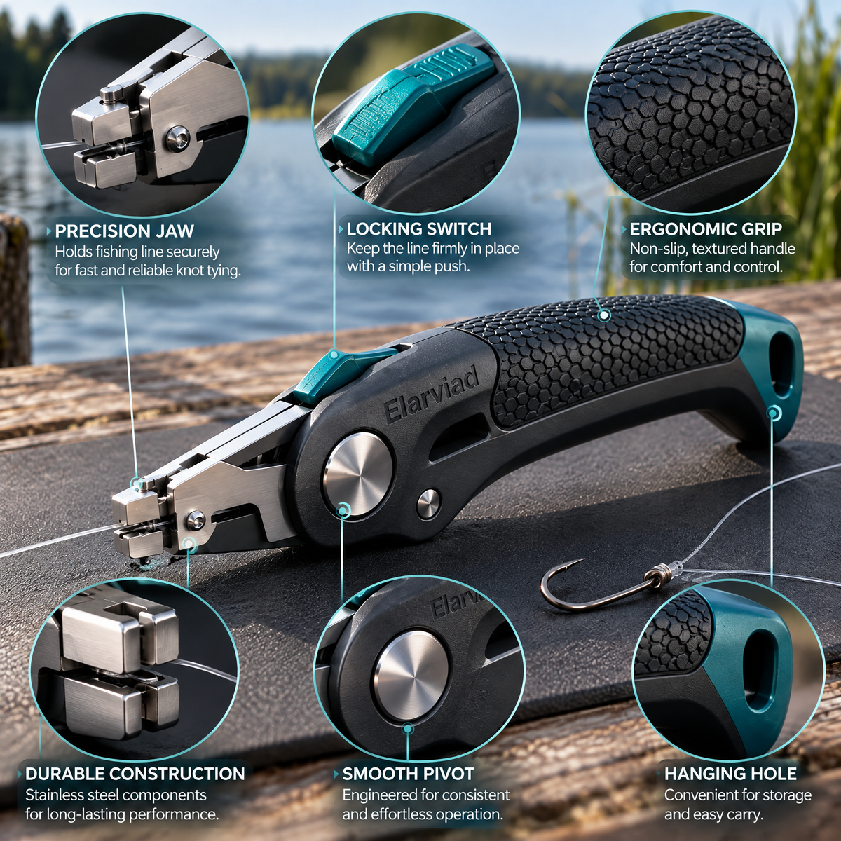 Nnovirensx™ ProLine Fishing Knot Tool