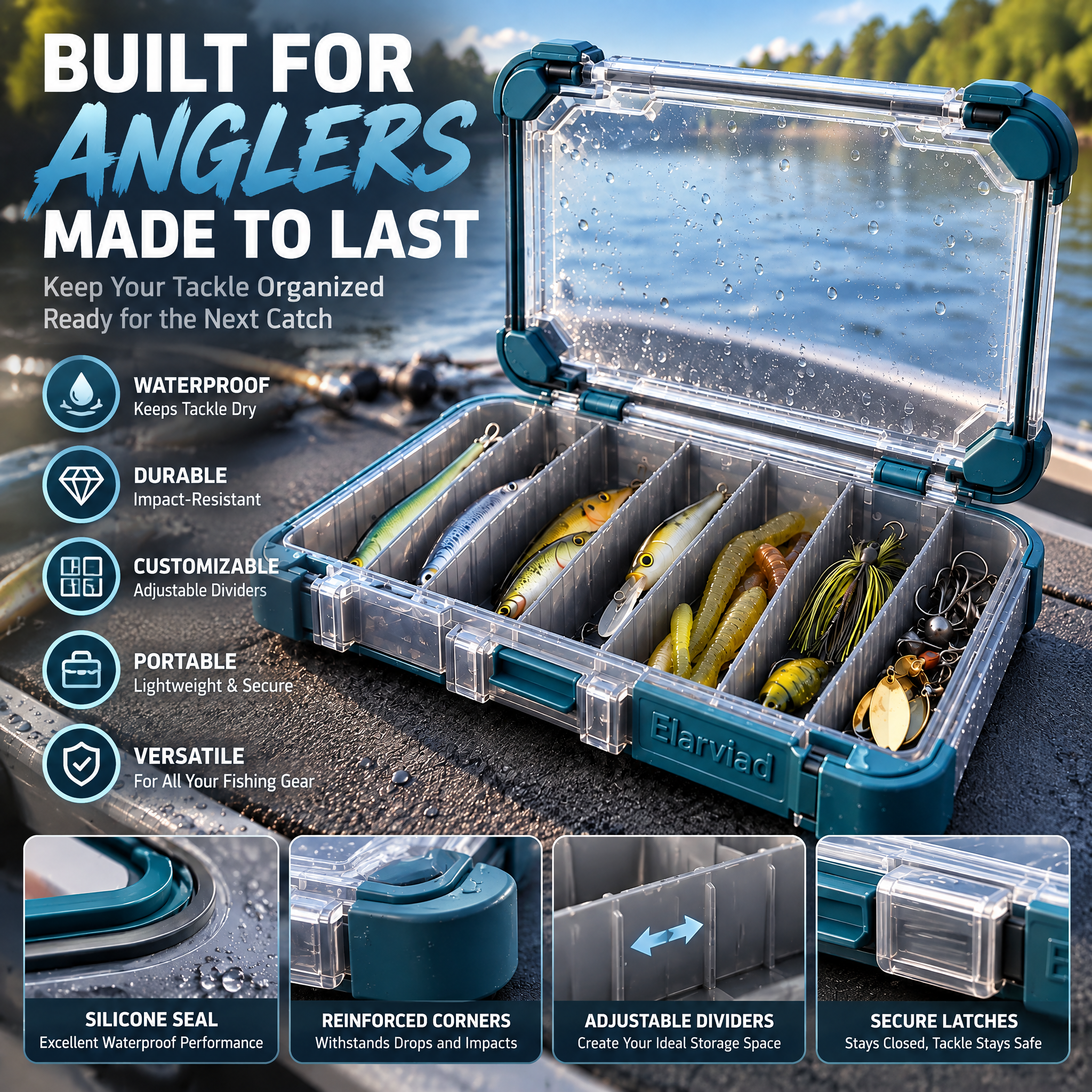 Nnovirensx™ Flexible Lure Storage Box