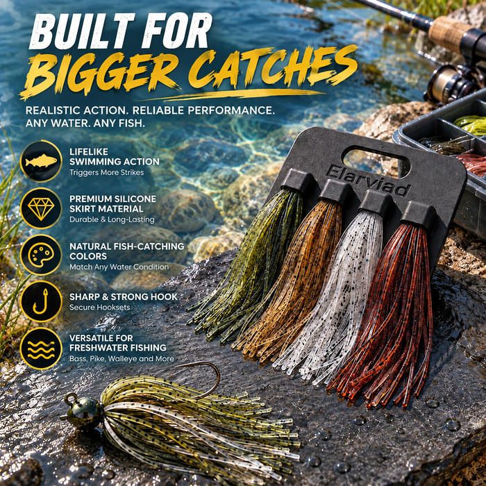 Nnovirensx™ Silicone Fishing Lure Skirts